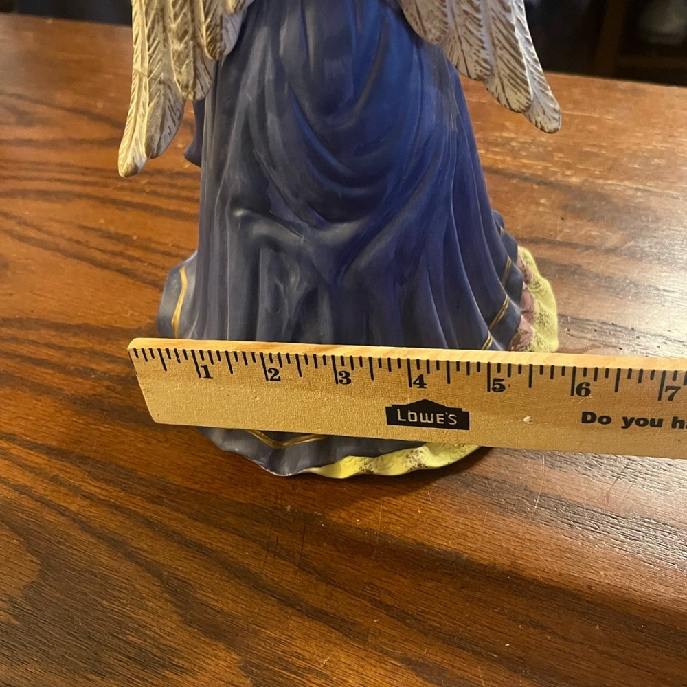 Blue and Gold Angel Figurine - Picture 4 of 4